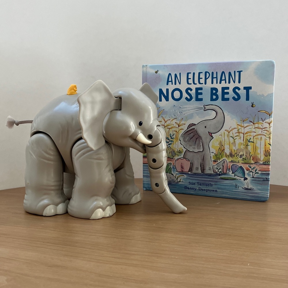 Fisher Price Little People Elephant & Jellycat Book